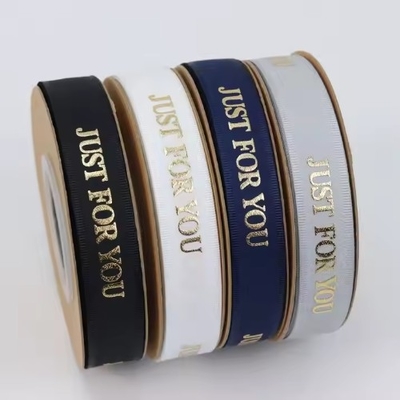 İyi bir fiyat. Polyester Tuff Baskılı Kurdele Rulo Çift Katı Renk Çevre dostu Altın Folyo Logo çevrimiçi
