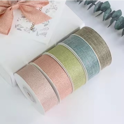 İyi bir fiyat. Polyester hediye paketleme kurdele tasarımı Bambu eklem Çift yüzlü dokuma el sanatı için Grosgrain çevrimiçi