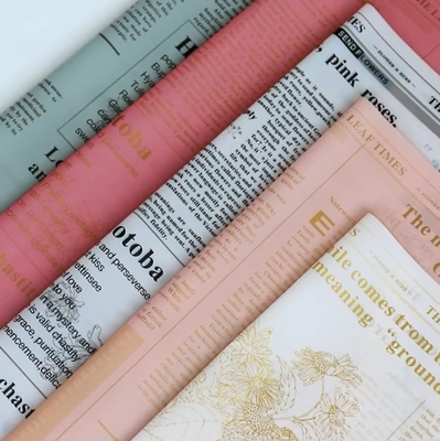 İyi bir fiyat. 60cm*60cm Kişiselleştirilmiş Çiçek Kaplama Kağıdı Moda Çiçek Mektubu Yazı çevrimiçi