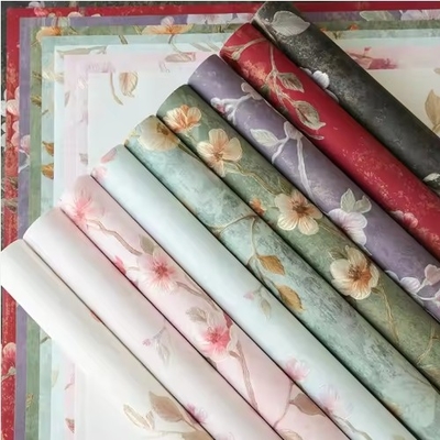 İyi bir fiyat. Çin Retro Sanat Baskı için Yüksek Kaliteli Karışık Pulp Rezil Çiçek Sarma Kağıdı çevrimiçi