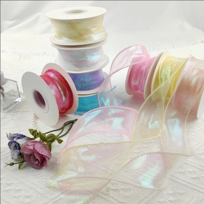 İyi bir fiyat. Geleneksel Katı Renkli Parlak Chiffon Pembe İpek Organza Evlilik Hediye Buketleri için leke kurdelesi Dolap Dekorasyonu çevrimiçi