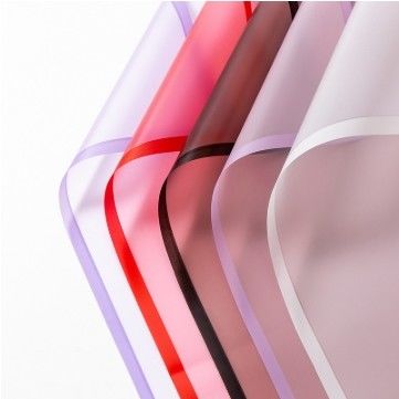 İyi bir fiyat. Çiçek Sarmalama Katı Renkli Mat Sihirli Kenar Kağıt Çapraz Su geçirmez Kore Kağıdı Çok Renkli Buket Ambalajı çevrimiçi