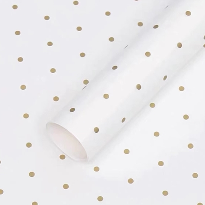 İyi bir fiyat. Polka Dot Taze Çiçekli Sarma Kağıdı Su geçirmez Avrupa Tarzı Buket Ambalaj Özel Sipariş çevrimiçi