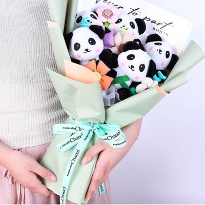 İyi bir fiyat. Panda Plüş Bebek Mezunluk Buketi Mezunluk Mevsimi Buketi Sınıf arkadaşları ve kız arkadaşları için hediye Çocuk Günü Buketi çevrimiçi
