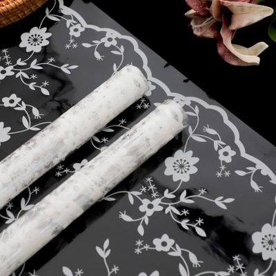İyi bir fiyat. Yitong taklit dantel dantel şeffaf selofan buket su geçirmez çiçek ambalaj kağıdı opp plastik çiçek ambalaj malzemesi çevrimiçi