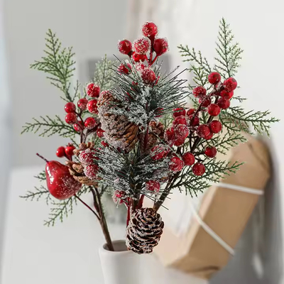 İyi bir fiyat. Noel Dekorasyon Malzemeleri Çubuklar Artikulos Dekorasyon Yapay köpük Noel Parlaklık Çiçek Çubukları çevrimiçi