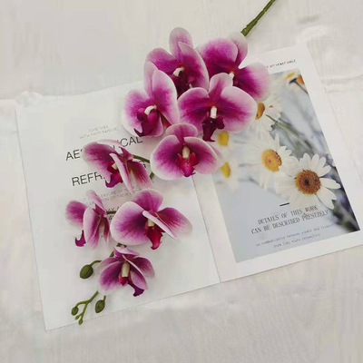 İyi bir fiyat. Simülasyon Phalaenopsis düğün arka planı dekorasyon süslemeleri çevrimiçi