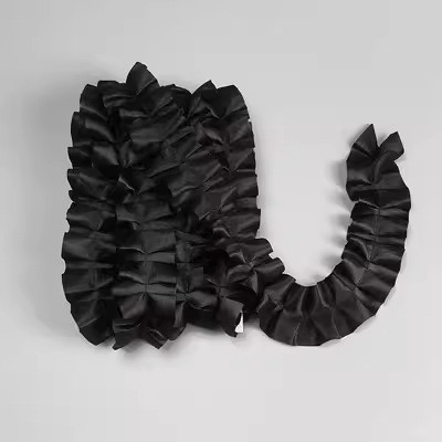 İyi bir fiyat. Pasta eteği kenarı küçük kokuşmuş rüzgar çiçeği buketi paketleme taze çiçek buketi paketleme beyaz eteği kenarı kırışık kurdele DIY malzemesi çevrimiçi