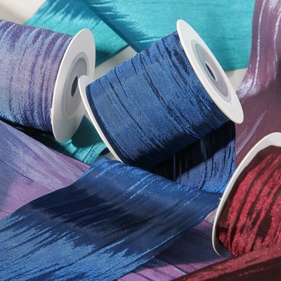 İyi bir fiyat. Eugen İplik Kayış İnci Rengi Değişen Kırışıklık Kayış Polyester 5cm/50m Elde Taşınan Çiçek Hediye Paketleme Kendin Yap Fiyonk Saç Aksesuarları çevrimiçi