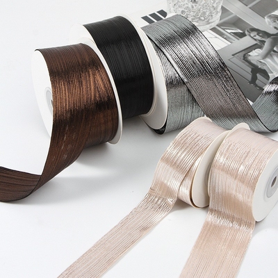 Altın ve Gümüş Çizgili Sıcak Damgalama Şerit DIY Başlık Kılıç Klip Giysi ve Hediye Kutuları Her Fırsat için Mükemmel