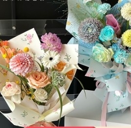 İyi bir fiyat. Renkli Çiçek Yapısı Su geçirmez Paket Kağıdı Moda ve Kalıcı çevrimiçi
