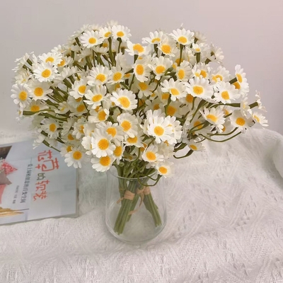 Kamomile yapay çiçek buketleri, küçük güvercinler, yapay çiçekler, oturma odası dekorasyonu, masa çiçekleri ve dekoratif buketler üreticisinden toptan