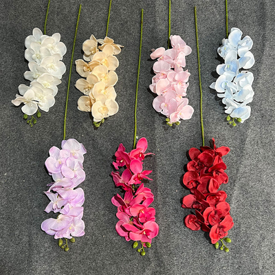 İyi bir fiyat. Yapay Phalaenopsis, yapay çiçekler, el yapımı buketler, düğün ipek çiçekleri, yapay dekoratif çiçekler, toptan düğün dekorasyonu çevrimiçi