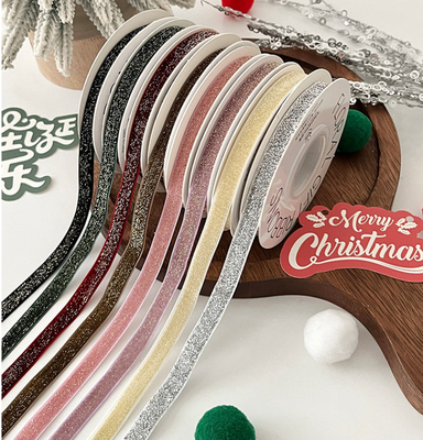 İyi bir fiyat. Noel süslemeleri için sarı saten kurdele yıkanabilir DIY malzemesi çevrimiçi