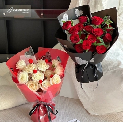 İyi bir fiyat. Çiçekçi Çiçekçi Çiçekçi Neon Croti Love Rose için paket kağıdı çevrimiçi