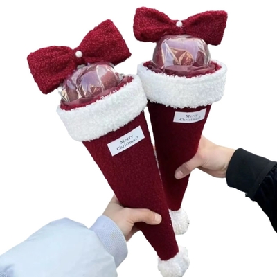 İyi bir fiyat. Noel buketi, Noel arifesinde tek kemerli elma koni buketi, el yapımı DIY malzeme paketi, Noel hediyesi çevrimiçi