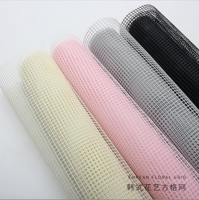 50*50cm Kağıt Kore Tarzı Çiçek Sanatı Kare Net DIY El Yapımı Çiçek Buketi Astarlaması İçin