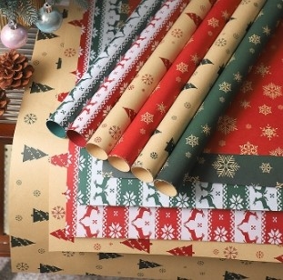 İyi bir fiyat. Noel Ağacı Çiçek Ambalaj Kağıdı Kraft Kağıdı Birçok Renkte DIY Düzenleme İçin çevrimiçi