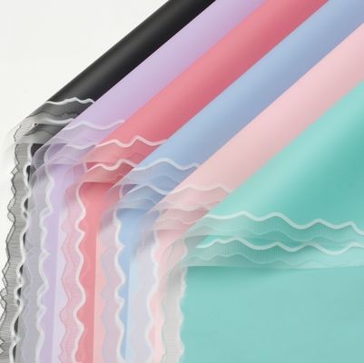 İyi bir fiyat. Dalga Kenarı Yarı Şeffaf DIY Buket Kağıdı Partysu Çiçekli Sanat Malzemesi Nakliye Süresi 30-45 Gün çevrimiçi