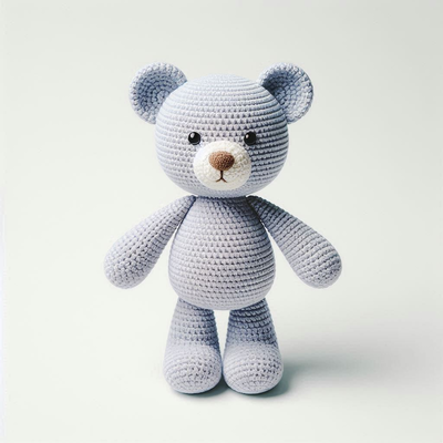 İyi bir fiyat. El yapımı Crochet Amigurumi Bear Crochet Bebek Bebek Yumuşak Teddy Bear Çocuklar için Hayvan Oyuncağı çevrimiçi