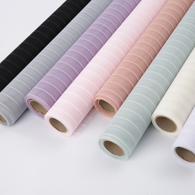 İyi bir fiyat. Çiçekçi Sarma Ambalaj Polyester Şerit Deco Mesh Rulo 70-80gsm çevrimiçi