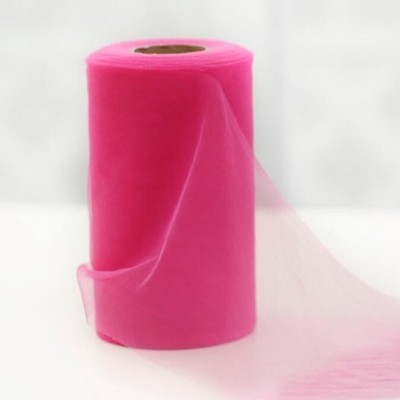 İyi bir fiyat. Pul Desenli Düz Polyester Yumuşak Tül Rulolar 100 Yards Organze Malzeme çevrimiçi